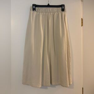 Only Child Cream A-Line Women's Skirt - Size M